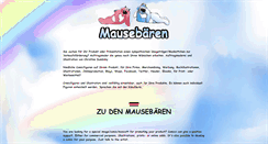Desktop Screenshot of mausebaeren.de